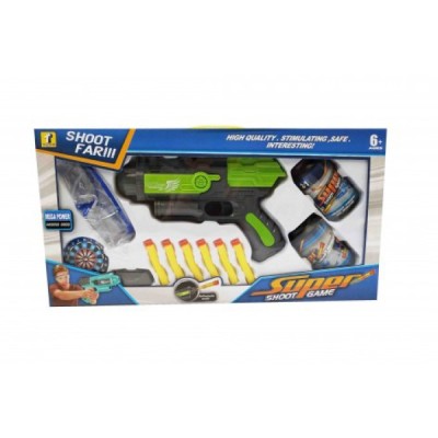 ΠΑΙΧΝΙΔΙ ΟΠΛΟ SUPER SHOOT GAME ΜΕ ΜΑΛΑΚΕΣ ΣΦΑΙΡΕΣ-ΓΥΑΛΙΑ-ΣΤΟΧΟ 20540-5